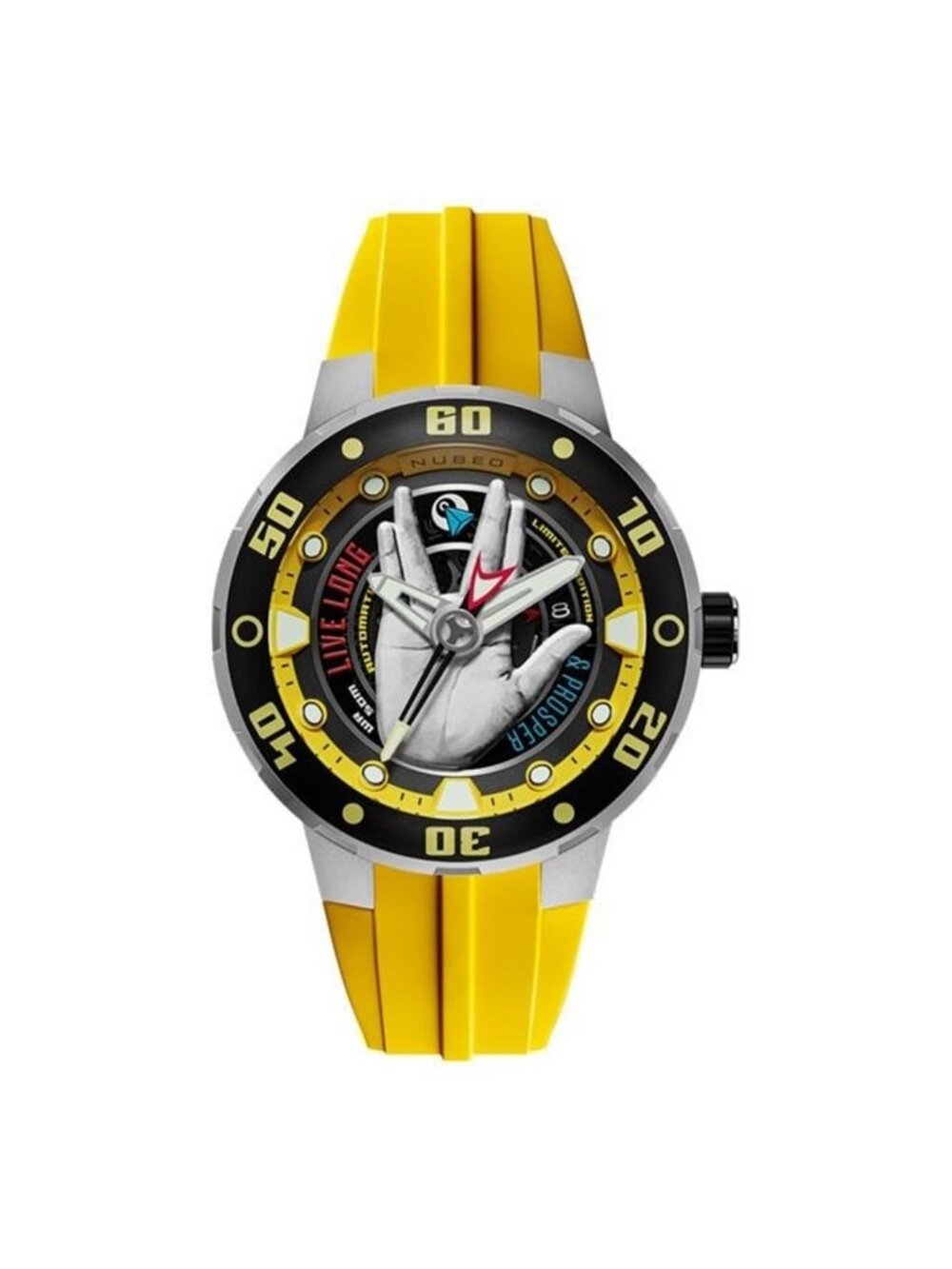 NWT Nubeo Mariner Yellow Dial Men's Watch